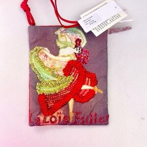 Vintage Christiana Beaded & Embroidered Purse “La Loïe Fuller”